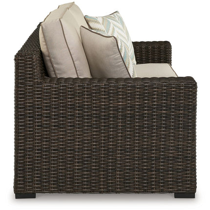 Coastline Bay - Brown - Loveseat W/Cushion Signature Design by Ashley® 