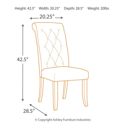 Tripton - Side Chair Signature Design by Ashley® 