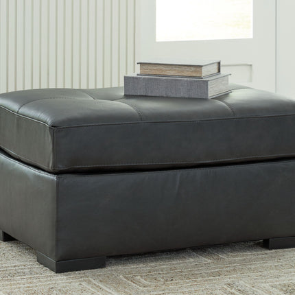 Brindley Pier - Fog - Oversized Accent Ottoman Signature Design by Ashley® 