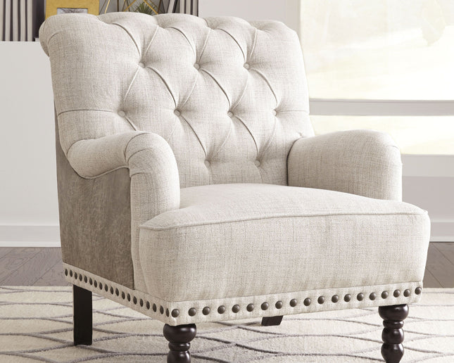 Tartonelle - Ivory / Taupe - Accent Chair Ashley Furniture 