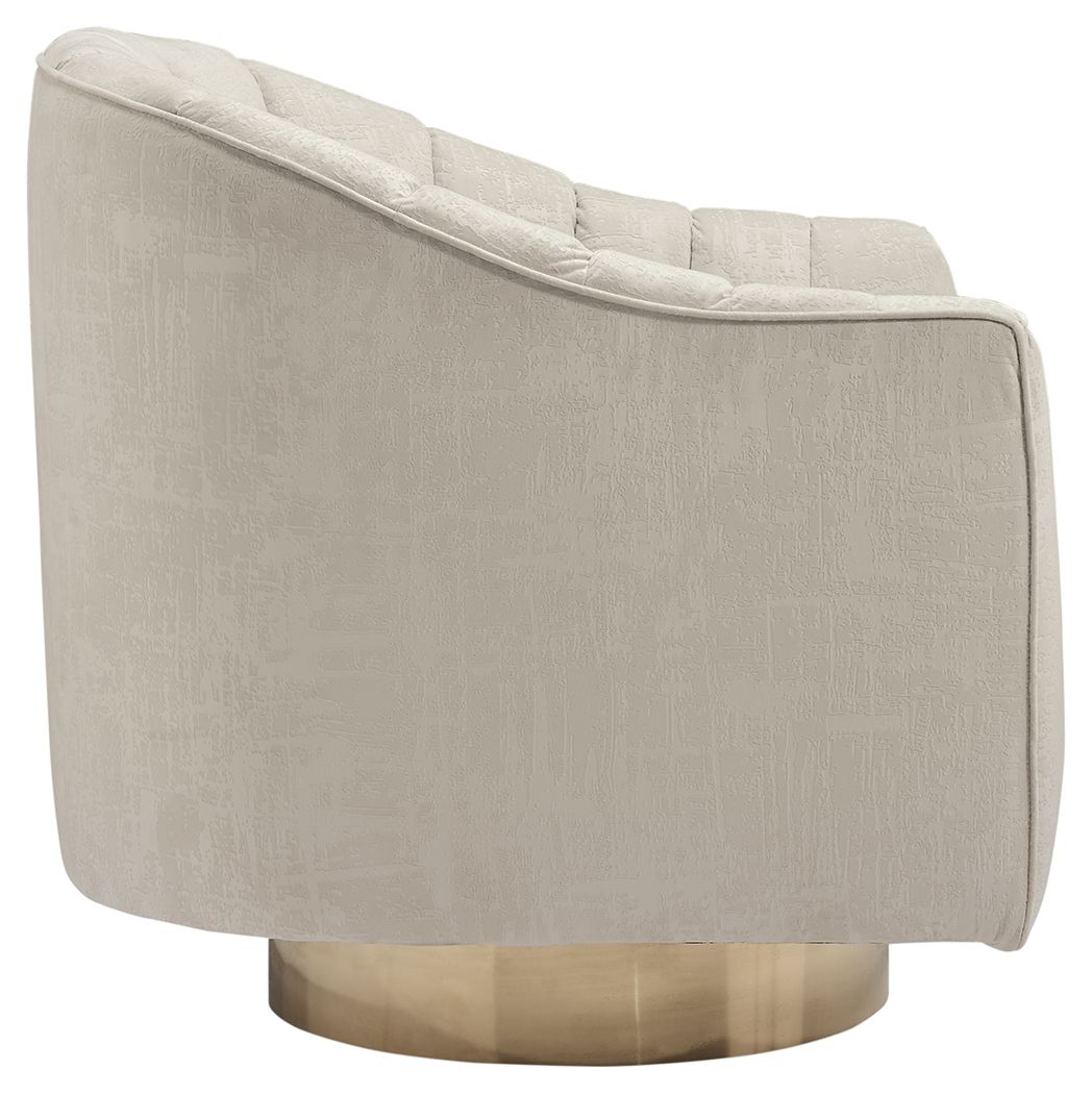 Penzlin - Pearl - Swivel Accent Chair - Tony's Home Furnishings