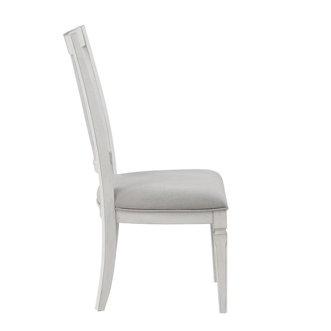 Katia - Side Chair (Set of 2) - Light Gray & Weathered White ACME 