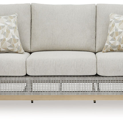 Seton Creek - Gray - 4 Pc. - Lounge Set Signature Design by Ashley® 