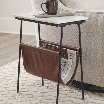 Etanbury - Brown / Black/white - Accent Table Ashley Furniture 