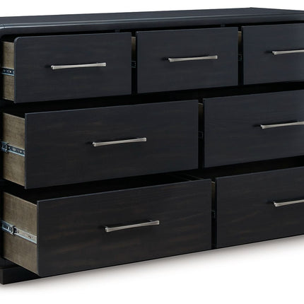 Rowanbeck - Black - Dresser Signature Design by Ashley® 