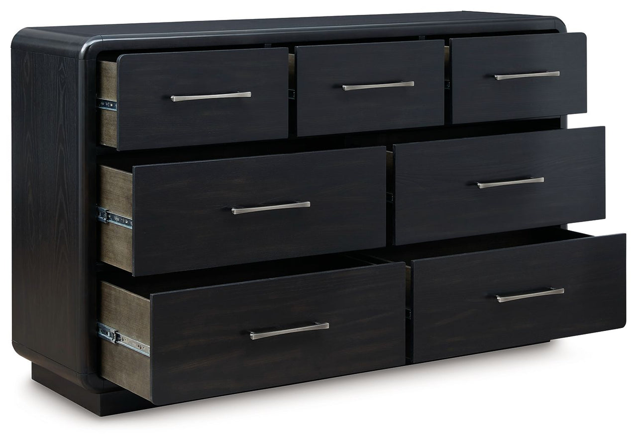 Rowanbeck - Black - Dresser Signature Design by Ashley® 