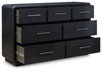 Rowanbeck - Black - Dresser Signature Design by Ashley® 
