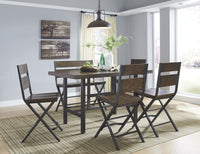Thumbnail for Kavara - Medium Brown - Rectangular Dining Room Counter Table - Tony's Home Furnishings