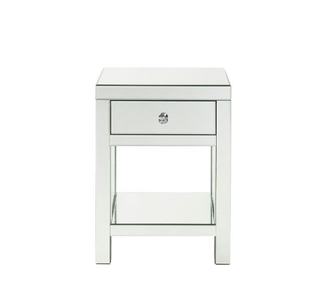 Nysa - Accent Table - Mirroed & Faux Cyrstals Inlay - Tony's Home Furnishings