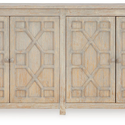 Caitrich - Distressed Blue - Accent Cabinet Signature Design by Ashley® 