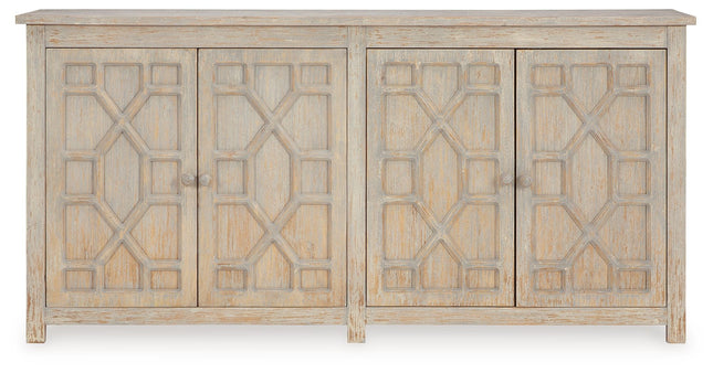 Caitrich - Distressed Blue - Accent Cabinet Signature Design by Ashley® 