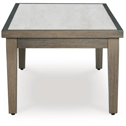 Rainier Ranch - Brown / Beige - Rectangular Cocktail Table Signature Design by Ashley® 