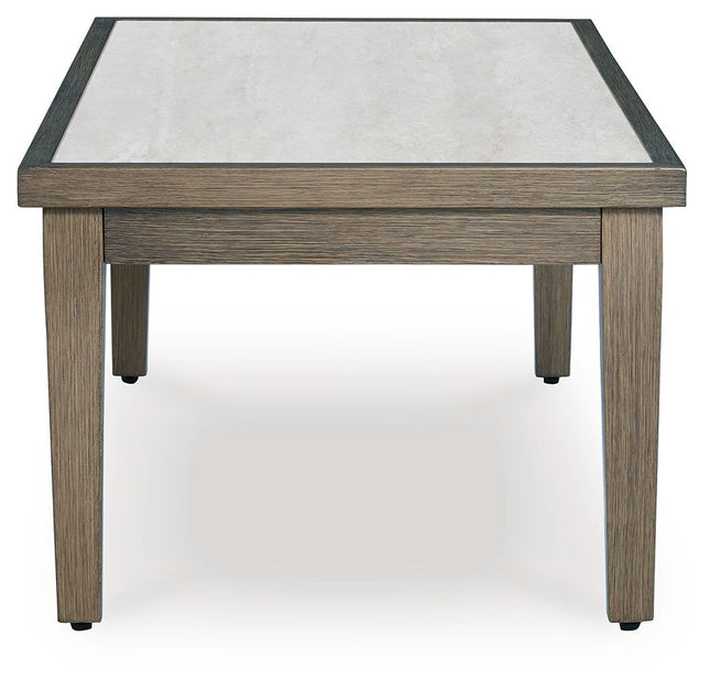 Rainier Ranch - Brown / Beige - Rectangular Cocktail Table Signature Design by Ashley® 