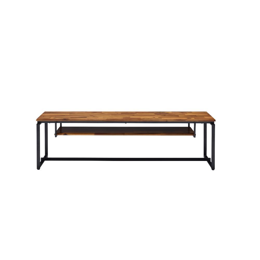 Jurgen - TV Stand - Oak & Black - Tony's Home Furnishings