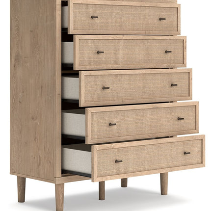 Cielden - Two-tone - Five Drawer Wide Chest Signature Design by Ashley® 