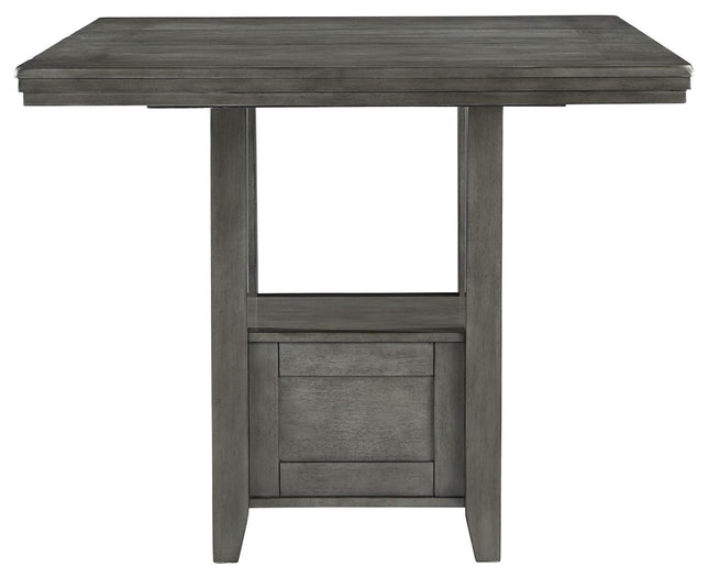 Hallanden - Gray - Rectangular Dining Room Counter Extension Table Ashley Furniture 