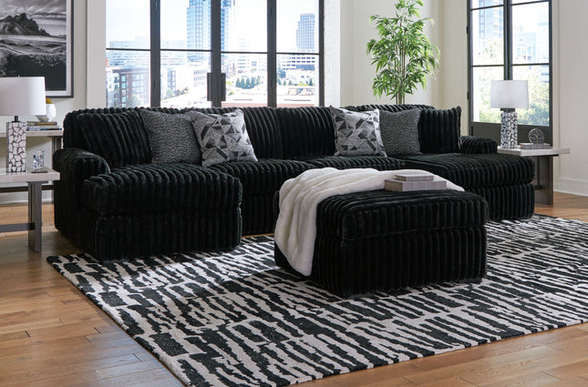 Midnight-Madness - Sectional Set Signature Design by Ashley® 