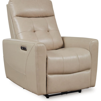 Pisgham - Power Recliner With Adj Headrest Signature Design by Ashley® 