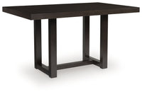 Neymorton - Dark Grayish Brown - Rectangular Dining Room Counter Table - Tony's Home Furnishings