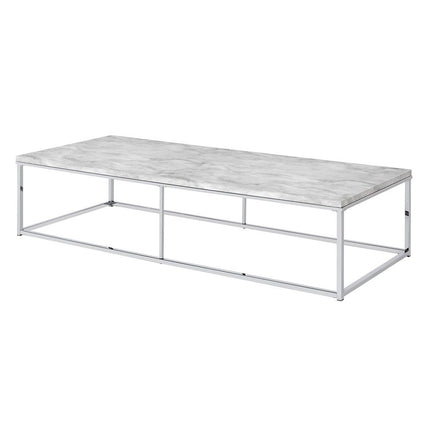 Voleta - Coffee Table - Chrome - Tony's Home Furnishings