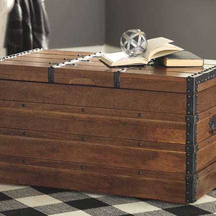 Kettleby - Brown - Storage Trunk Ashley Furniture 