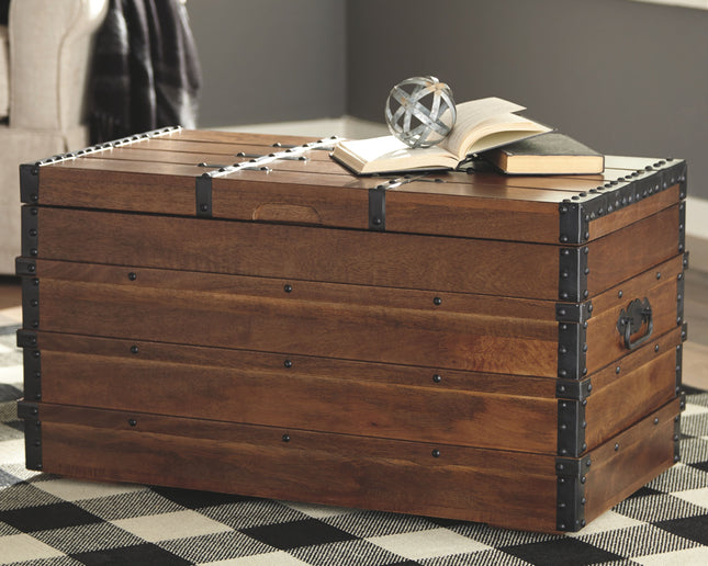 Kettleby - Brown - Storage Trunk Ashley Furniture 