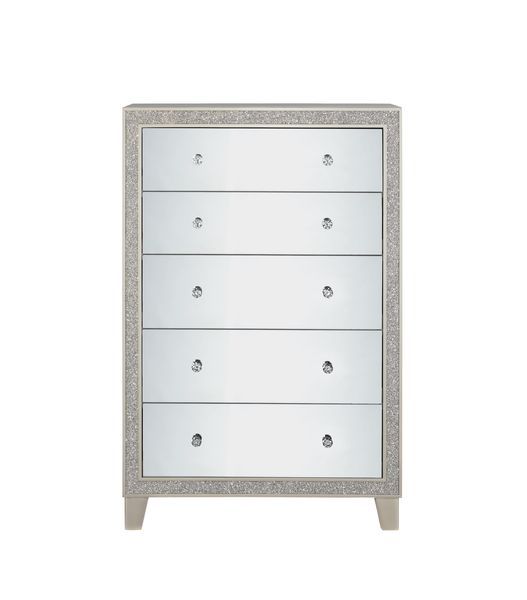Sliverfluff - Chest - Mirrored & Champagne Finish - Tony's Home Furnishings