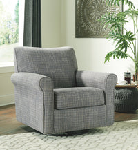 Thumbnail for Renley - Ash - Swivel Glider Accent Chair - Tony's Home Furnishings