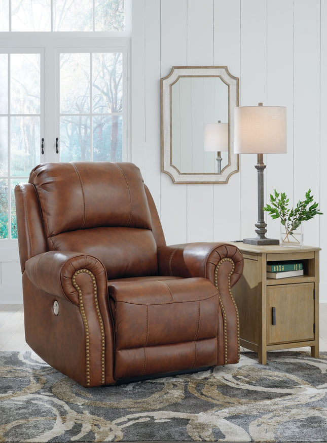 Freyeburg - Auburn - Zero Wall Power Recliner Signature Design by Ashley® 