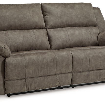 Laresview - Fossil - 2 Seat Reclining Sofa Signature Design by Ashley® 