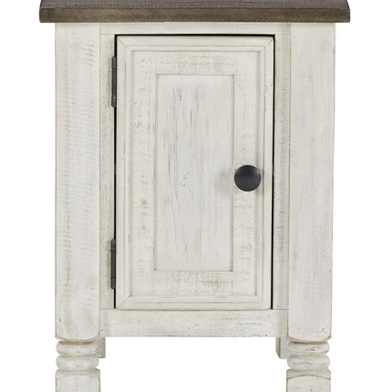 Havalance - White / Gray - Chair Side End Table Signature Design by Ashley® 