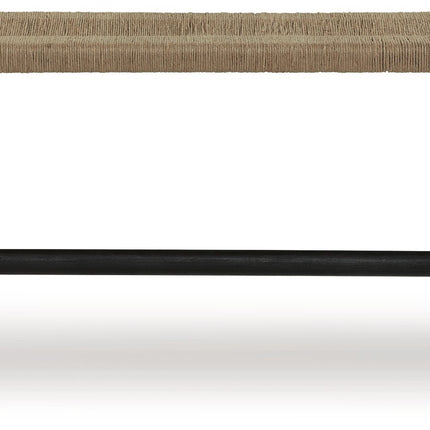 Acerman - Black / Natural - Accent Bench Signature Design by Ashley® 