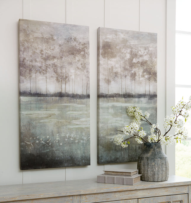 Marksen - Multi - Wall Art Set (Set of 2) Signature Design by Ashley® 