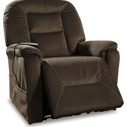 Samir - Coffee - Power Lift Recliner Ashley Furniture 