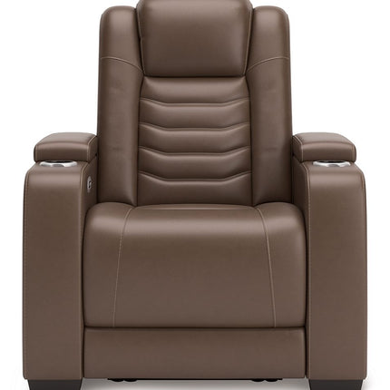 High Impact - Tobacco - Power Recliner / Adj Headrest Signature Design by Ashley® 