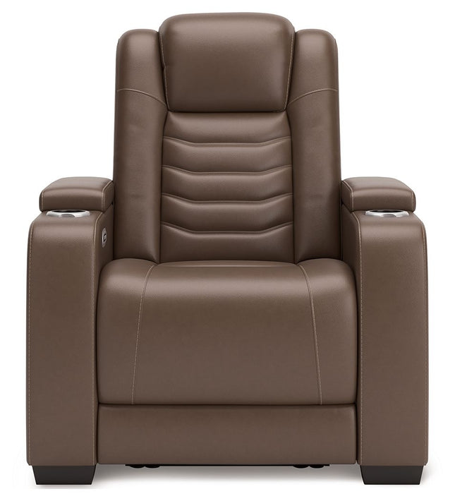 High Impact - Tobacco - Power Recliner / Adj Headrest Signature Design by Ashley® 