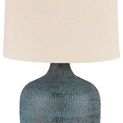 Malthace - Patina - Metal Table Lamp Ashley Furniture 