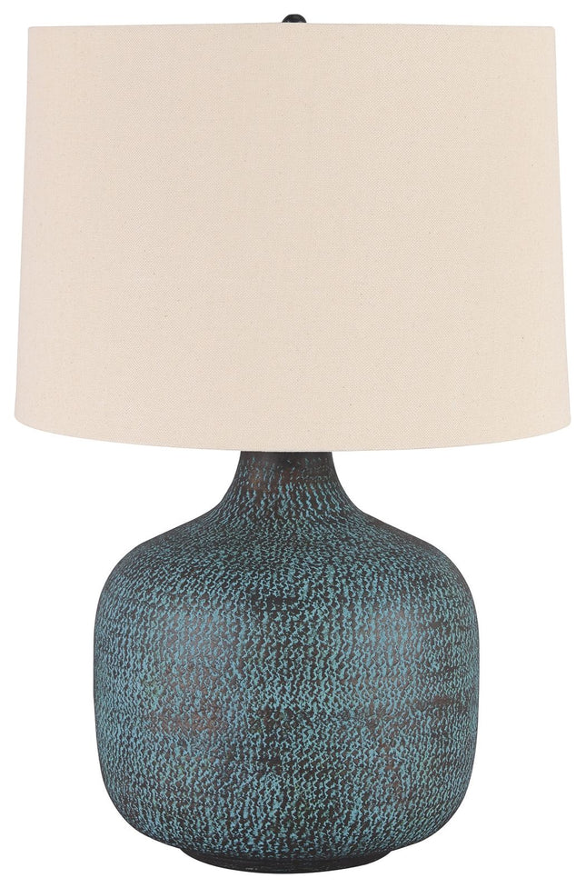 Malthace - Patina - Metal Table Lamp Ashley Furniture 