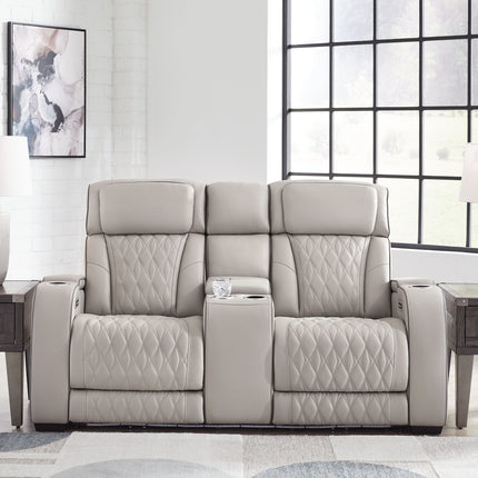 Boyington - Power Reclining Loveseat With Console/Adj Hdrst Signature Design by Ashley® 