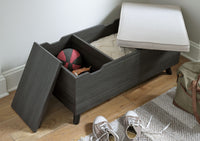 Thumbnail for Yarlow - Dark Gray - Storage Bench - Tony's Home Furnishings