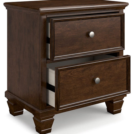 Danabrin - Brown - Two Drawer Nightstand Signature Design by Ashley® 