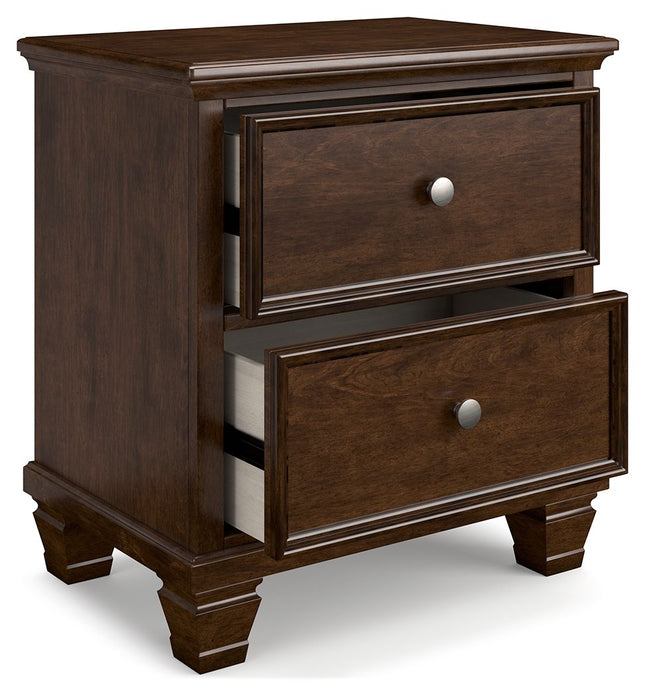 Danabrin - Brown - Two Drawer Nightstand Signature Design by Ashley® 