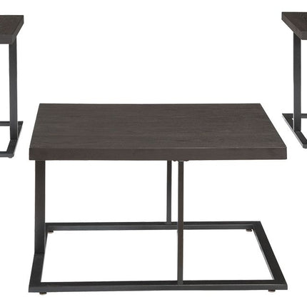 Airdon - Bronze Finish - Occasional Table Set (Set of 3) Ashley Furniture 