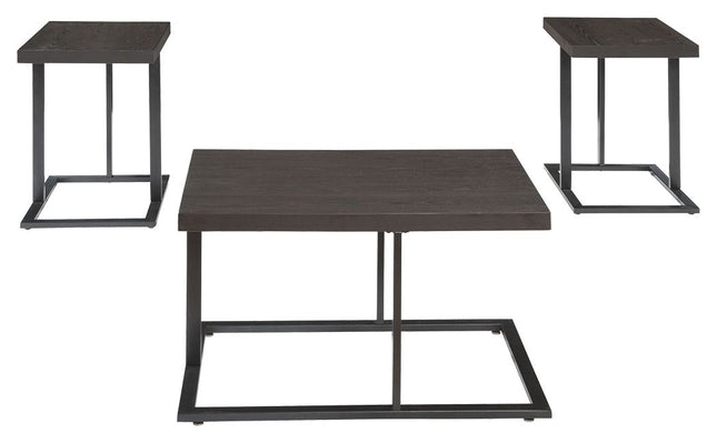 Airdon - Bronze Finish - Occasional Table Set (Set of 3) Ashley Furniture 