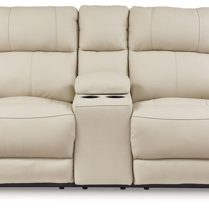 Dahlmoore - Almond - Dbl Power Reclining Loveseat With Console Signature Design by Ashley® 