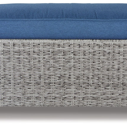Naples Beach - Light Gray - Bench With Cushion Signature Design by Ashley® 