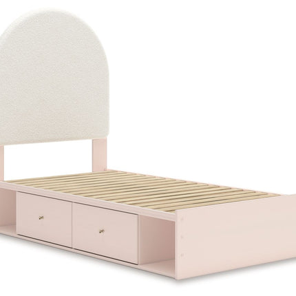 Wistenpine - Upholstered Panel Bed With Storage Signature Design by Ashley® 