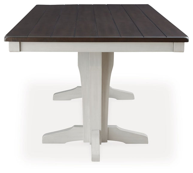 Darborn - Gray / Brown - Dining Table Signature Design by Ashley® 