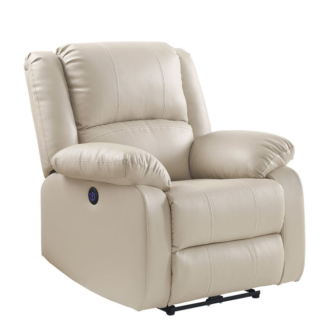 Zuriel - Power Motion Recliner With USB - Beige ACME 