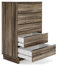 Thumbnail for Shallifer - Brown - Five Drawer Chest - Tony's Home Furnishings